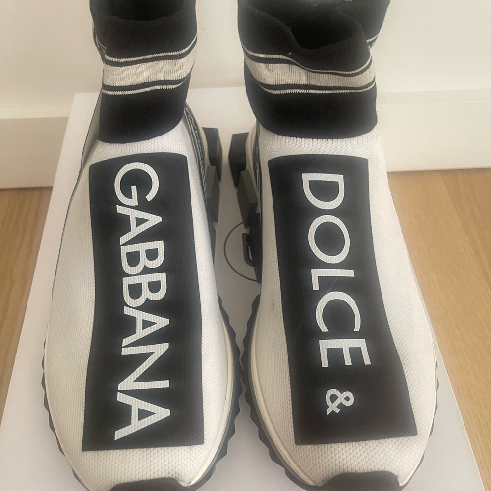 Dolce & Gabbana Black and White Sneakers